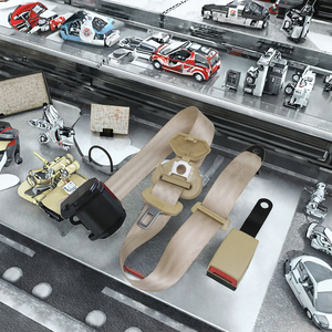 Ceinture de sécurité rétractable en acier à 3 points pour mini-bus, ceinture de sécurité à 2 points pour sièges passagers Geely avec boucle rétractable - Product Image 3