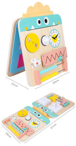 COMMIKI jouets éducatifs drôles éducation précoce 4 côtés pliable occupé conseil jouets éducatifs OEM <span class=keywords><strong>physique</strong></span> jouets éducatifs - Product Image 6