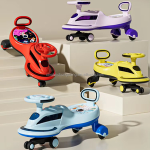 Coche de Empuje Multifuncional de Plástico para Niños de 2 Años, Columpio Giratorio con Pedales, Reproductor de Música <span class=keywords><strong>MP3</strong></span>, Duradero, Seguro, Carga de 160 kg - Product Image 6