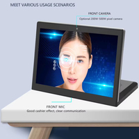14 İnç 1080p Android 11 Tablet PC Dokunmatik Ekran Rockchip Dört Çekirdekli Sekiz Çekirdekli 3G GSM 4G Wi-Fi NFC RJ45 Ethernet POE İş POS'u ROHS