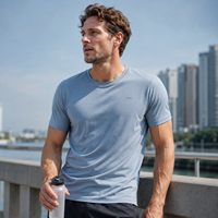 T-shirts de sport personnalisés JNEI pour hommes, à logo, respirants, à séchage rapide, décontractés, pour un usage quotidien