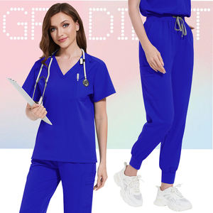 La vendita calda di NIAAHINN marchio Custom scrub uniforme set elegante Spa infermieristica uniforme medico ospedaliero medico scrub - Product Image 6