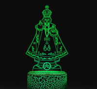 Lampes 3D Illusion Personnalisées Créatives Anime Religion Jésus Styles Chrétiens