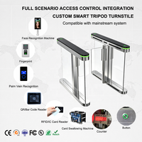 Torniquete de Alta Velocidad de Acero Inoxidable 304, Barrera Giratoria con Brazo Óptico, Lector de Tarjetas RFID, Control de Acceso Bidireccional Anti-Embutidos