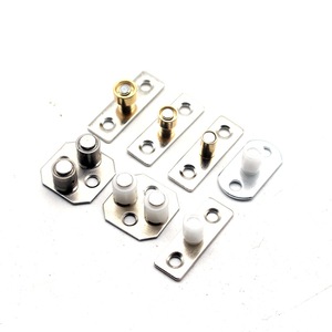 Positionneur de porte coulissante en fer, cuivre et plastique, fixation au sol, accessoire de guidage de roue inférieure durable - Product Image 1