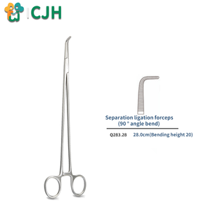 CJH Veterinary Outpatient Surgery Vascular <span class=keywords><strong>Forceps</strong></span> Alat Bedah Profesional Instrumen Medis Baja Tahan Karat Untuk Hewan Besar - Product Image 3