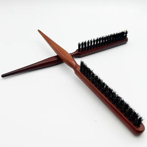 หวีไม้ธรรมชาติขนาดกะทัดรัดเป็นมิตรต่อสิ่งแวดล้อมหวีผมแบบแข็งและอ่อนนุ่มในบรรจุภัณฑ์เลเซอร์กล่อง - Product Image 4