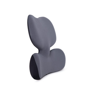 Cojín de Soporte Lumbar Ergonómico en Forma de Mariposa con Correas Ajustables, Cojín de Respaldo <span class=keywords><strong>para</strong></span> <span class=keywords><strong>Silla</strong></span> de Oficina, Espuma Viscoelástica, Extraíble y Lavable - Product Image 3