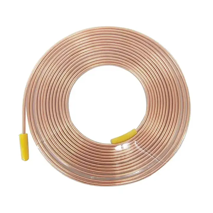 ASTM Pancake Coil tembaga kawat tabung pipa tembaga dalam lemari es tembaga pipa Poil 10mm