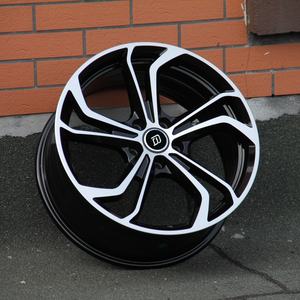 En stock 18 19 pouces 8J 5x112 Jantes en alliage face machine noir brillant pour VW Golf R G TI <span class=keywords><strong>Touran</strong></span> Polo BMW X5 F25 - Product Image 5