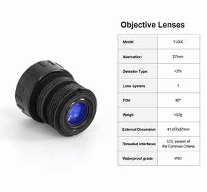 Gruppo Lenti Obiettivo per Visione Notturna Compatibile con YJGX PVS-14, Alta Risoluzione, Bassa Distorsione, Lente Ottica Leggera per NVG - Product Image 4