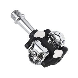 LEWEE Pédales autobloquantes en alliage d'aluminium avec roulement scellé pour SPD MTB Crampons Axe de pédale de vélo pour vélos de route - Product Image 1
