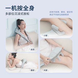 Neck Massager With Heating Function 450cm Coverage Ntc Temperature Control For Neck Shoulder Relief - Product Image 3