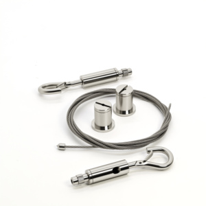Fabrication <span class=keywords><strong>de</strong></span> lampes <span class=keywords><strong>de</strong></span> <span class=keywords><strong>suspension</strong></span> au plafond Kits <span class=keywords><strong>de</strong></span> <span class=keywords><strong>suspension</strong></span> en <span class=keywords><strong>fil</strong></span> métallique Pince à câble rapide réglable avec crochet - Product Image 2