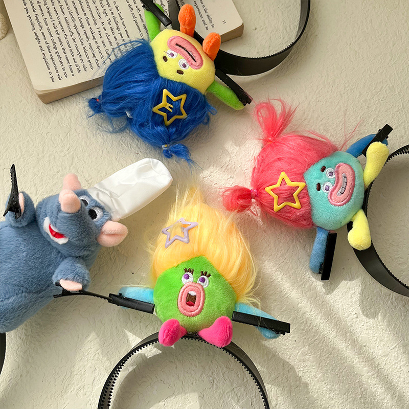 Copricapo Ratatouille Peluche - Fasce Per Capelli A Tema Chef | Costume Halloween E Cosplay