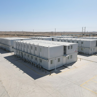 Maison préfabriquée TOPPRE détachable pour camp de travailleurs, hôtel, hébergement, dortoir, hôpital, école, ou camp minier