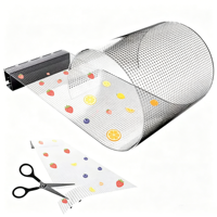 Autocollant d'affichage LED transparent cristallin, film LED flexible auto-adhésif pour cloisons en verre dynamiques des centres commerciaux