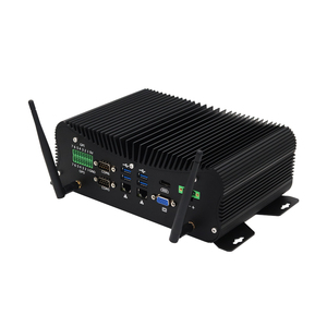 Mini PC industriel OEM ODM sans ventilateur, Core i7 <span class=keywords><strong>8565U</strong></span> 8e génération, 4C/8T, 8 Mo, 4,6 GHz, 6 ports COM, double RJ45 LAN, VGA, affichage HD 4K, prix de gros - Product Image 3