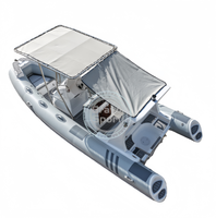Meilleur rapport qualité-prix, homologué CE, bateau de 580 cm - Coque en V profond en Hypalon PVC pour la pêche et les loisirs