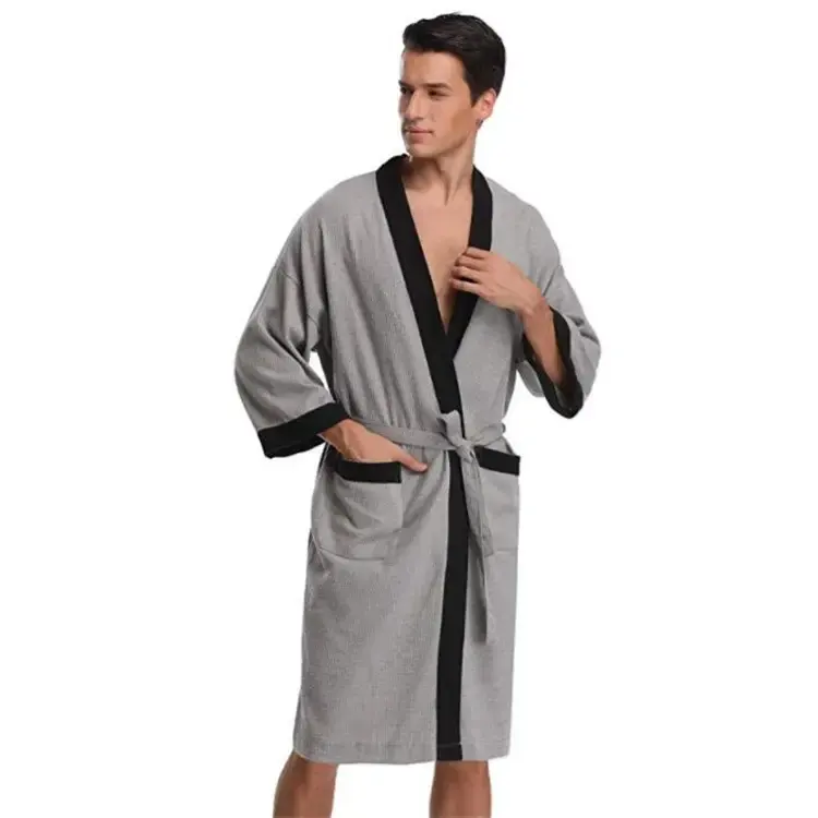 Оптовая продажа, индивидуальные повседневные 2023, высококачественные роскошные унисекс кимоно, одежда для сна, халат для мужчин и женщин, халаты и ночные костюмы