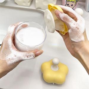 Boîte <span class=keywords><strong>de</strong></span> <span class=keywords><strong>rangement</strong></span> pour nettoyant visage, distributeur <span class=keywords><strong>de</strong></span> mousse portable, dispositif moussant à presser, mignon, manuel, en plastique, multifonction - Product Image 6