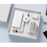 Gadgets électroniques en gros, coffrets cadeaux d'affaires personnalisés, batterie externe avec câble de données, boîte cadeau pour la Saint-Valentin