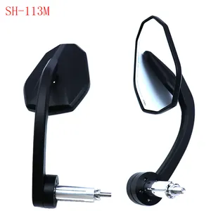 SH-113M Motorfiets Handvat Spiegel Cnc Draad Gesneden Hoogwaardige Reflecterende Spiegel Benali Huanglong Lente Wind Tnt125