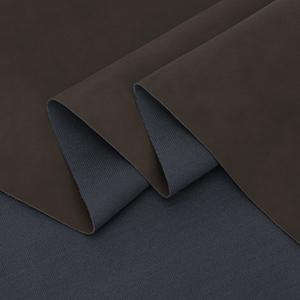Nubuck synthétique PU deux tons en cuir gaufré résistant à l'eau support tissé couleur personnalisée pour sacs et fourre-tout élégants - Product Image 2