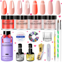 Kit de gel à ongles professionnel, vente en gros d'usine, vernis UV, gel à faire tremper, ensemble de poudre à ongles acrylique à étiquette privée pour filles