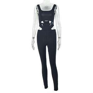 Viviblook Z312JP Mono sexy de una pieza para mujer, estilo bodycon, para club, deportes, yoga, con espalda descubierta y cintura media ajustada - Product Image 3