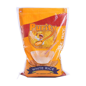 ถุงบรรจุภัณฑ์ข้าวสารสำหรับการเกษตร ถุงผลไม้ ถุงข้าวสาร ขนาดใหญ่ <span class=keywords><strong>ผล</strong></span>ิตจากพลาสติก PP ทอเคลือบ BOPP  แบบเปล่า  บรรจุได้ 10กก. 25กก. 50กก. สีขาว - Product Image 1