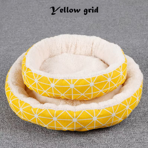 Großhandel Runde warme und feuchtigkeit beständige Katze Nest Haus Hunde bett Haustier Bett Katze Matte Haustier Kissen - Product Image 4