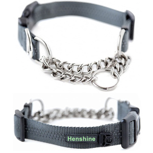 <span class=keywords><strong>Martingale</strong></span> chaîne formation collier de chien limité Cinch chaîne Pet <span class=keywords><strong>Gear</strong></span> pour pas de traction laisse marche - Product Image 2