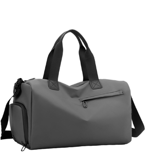 Sac de voyage et de sport imperméable avec compartiment à chaussures séparé, séparation humide/sec, pour week-end, nuitée, sport, gym, avec logo personnalisé, sac à bandoulière - Product Image 1