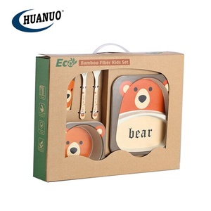 Baby Cartoon Creative Anti-fall Bamboo Fibre Bowl <strong>Kids</strong> Tableware Children's <strong>Cutlery</strong> - Product Image 3