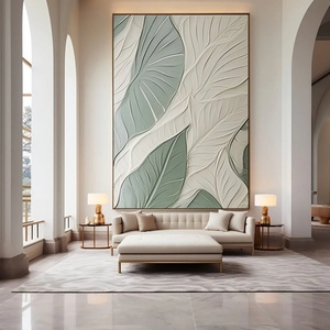 Arte Mural 3D, Hoja Vertical Grande, Arte Mural Abstracto Moderno, Pintura en Lienzo, Decoración Creativa Personalizada, Regalo Perfecto - Product Image 5