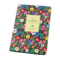 Cahier agenda coloré et créatif personnalisé, bloc-notes A4/A5, avec fleurs, pour planificateur quotidien