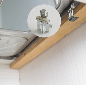 Clip de Fijación, Soporte de Fijación para Fregadero, Abrazadera; Accesorio para Fregadero de Cocina, Montaje Superior, Acero Inoxidable, Moderno, Pulido, 5 Años, 40 mm, <span class=keywords><strong>Talea</strong></span> - Product Image 6