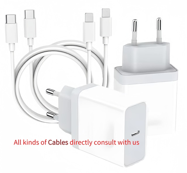 PD 20W EU US UK Plug Type C Wall Charger Cable With Box 9V2.22A Adapter Kit Charging Cables for iPhone 11 12 13 14 Pro Max Plus