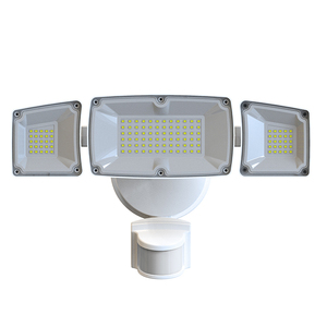 Tùy chỉnh 50 Wát IP65 không thấm nước Ba đầu cảm biến chuyển động Led An ninh ánh sáng 360 ° phát hiện Sáng Ngoài Trời Đèn pha - Product Image 4