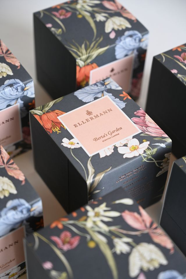 Luxury Jars Lid Candles Packaging Boxes 350g Paperboard Private Labels