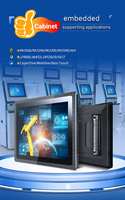 Panneau tactile tout-en-un Pc Pcap Ipc J6412 Linux Win Fanless Ip65 Compact Industry Embedded Computer for Automation Control
