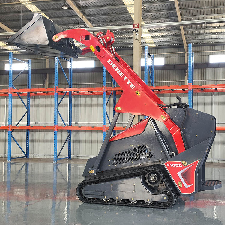 Mini Skid Steer Loader Derette V1000 3391 Lb Operating Mass 25 Hp ...