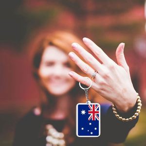 Wholesale Custom Australia Keychain Acrylic Material Double-Sided Printing Exquisite Workmanship - Product Image 2