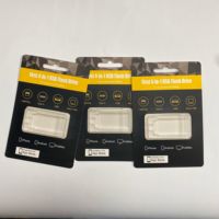 Emballage en blister plastique OEM pour clé USB, emballage en blister personnalisé avec logo, vente en gros