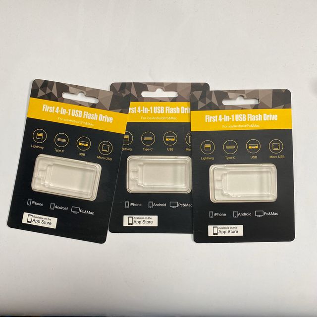 OEM Plastic Blister Card Packing for USB Flash Drive, Custom logo Wholesale Trapped Blister Packaging