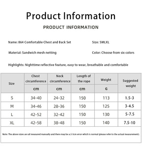ペット用プレミアムカスタム高級シンプルポリエステル製タクティカル調整可能反射材付きノープルパーソナライズドッグハーネス - Product Image 6