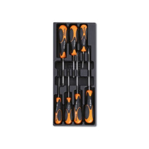 Surtido de 7 Beta T228 INOX de hoja plana y destornilladores Phillips en bandeja rígida termoformada de ABS - Product Image 1