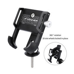 Support de tige noire rotatif