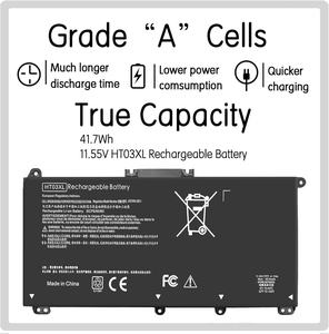 Sostituzione della batteria ricaricabile HK-HHT HT03XL L11119-855 per padiglione 15 15-DA 15-DB 15-CS 15-DW 15-DY 17-by 17-<span class=keywords><strong>CA</strong></span> 14-CE - Product Image 2